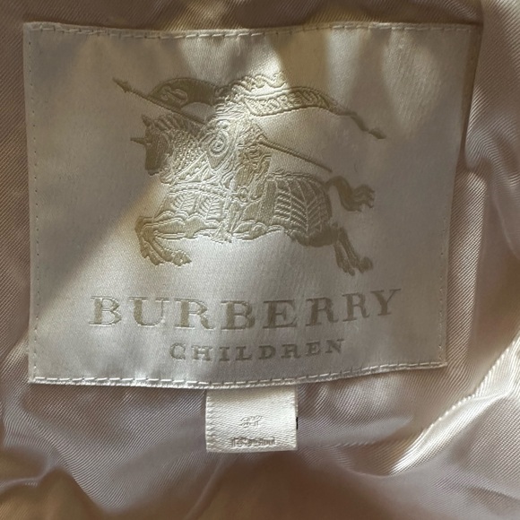 Burberry Kids' Edia pink wool coat - Picture 9 of 12